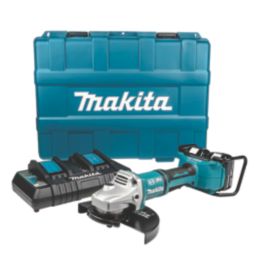 Makita DGA900PT2 36V 2 x 5.0Ah Li-Ion LXT 9" Brushless Cordless Angle Grinder