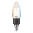 LAP  SES Candle LED Virtual Filament Smart Light Bulb 3.4W 470lm
