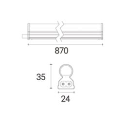 4lite  310mm LED Link Light 4W 394lm