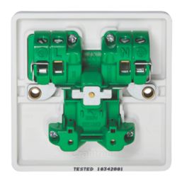 Crabtree Instinct 13A 1-Gang SP Switched Socket White