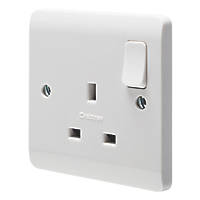 Crabtree Instinct 13A 1-Gang SP Switched Socket White