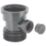McAlpine  Drain Connector Black 110mm