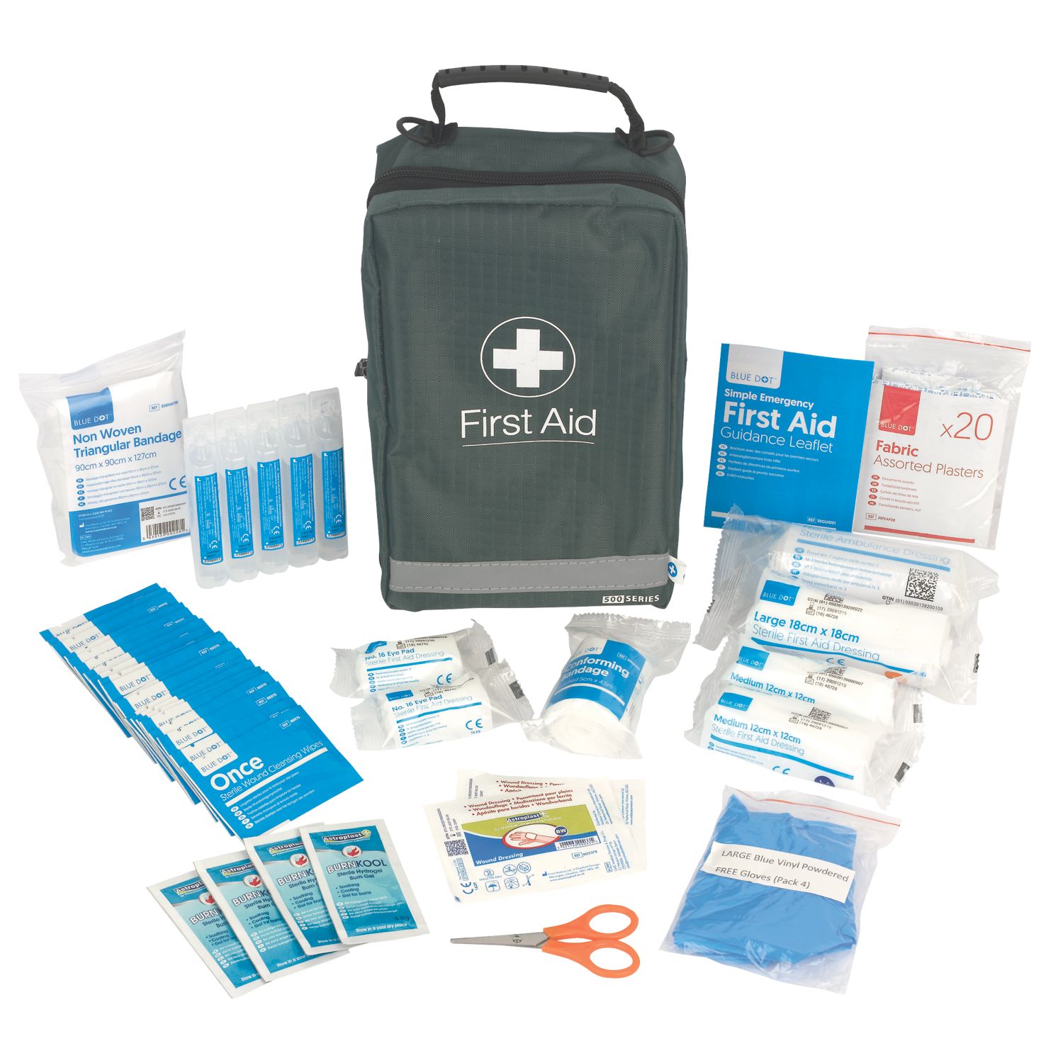 Wallace Cameron Toolbox & DIY First Aid Pouch 63 Pcs (469JR)