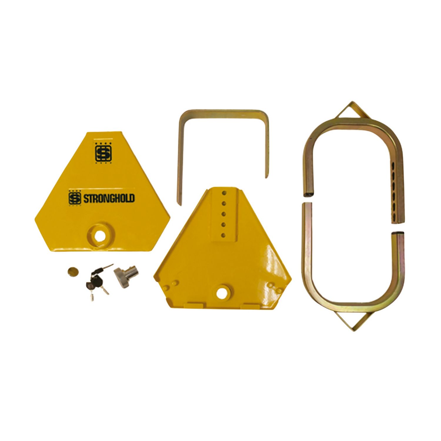 Maypole B2 Stronghold Wheel Clamp Yellow (469KR)