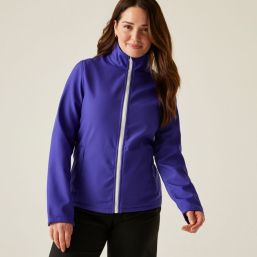 Regatta Ablaze Womens Softshell Jacket VibPrple(Bk) - C95 Size 20