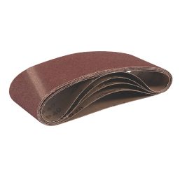 Titan  40 Grit Multi-Material Sanding Belt 610mm x 100mm 5 Pack