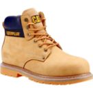 CAT Powerplant Size 6  Honey Water-Resistant Steel Toe Cap Safety Boots