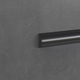 D-Line Black Micro+ Trunking End Caps 20mm x 10mm 2 Pack