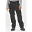 Snickers 6224 Canvas Stretch Trousers Black 39" W 32" L