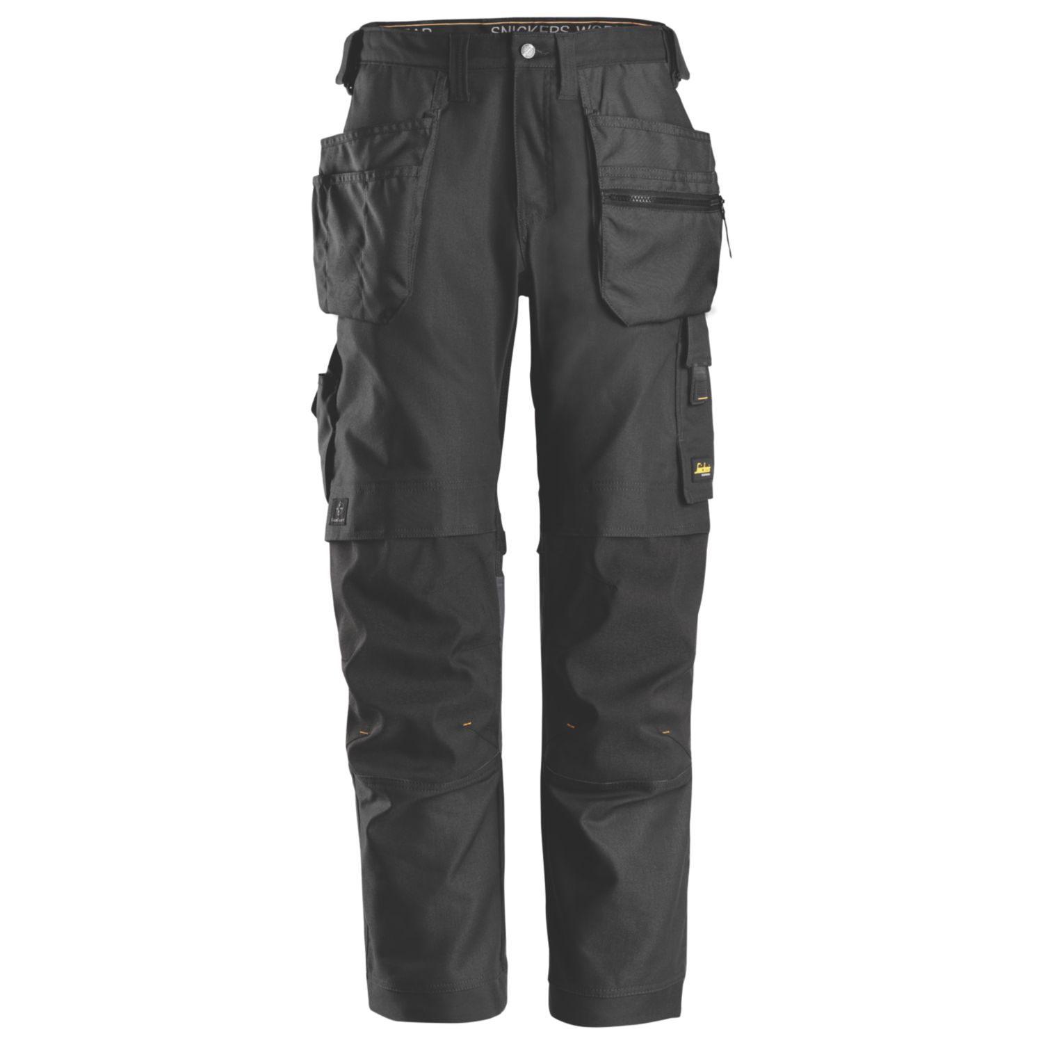 Snickers 6224 Canvas Stretch Trousers Black 39" W 32" L (469RF)