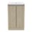 Newland  Double Door Floor Standing Vanity Unit with Basin Effect Natural Oak 500mm x 450mm x 840mm