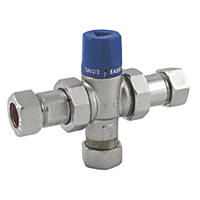 Reliance Valves HEAT112010 Easifit 2-in-1 Thermostatic Mixing Valve 15mm