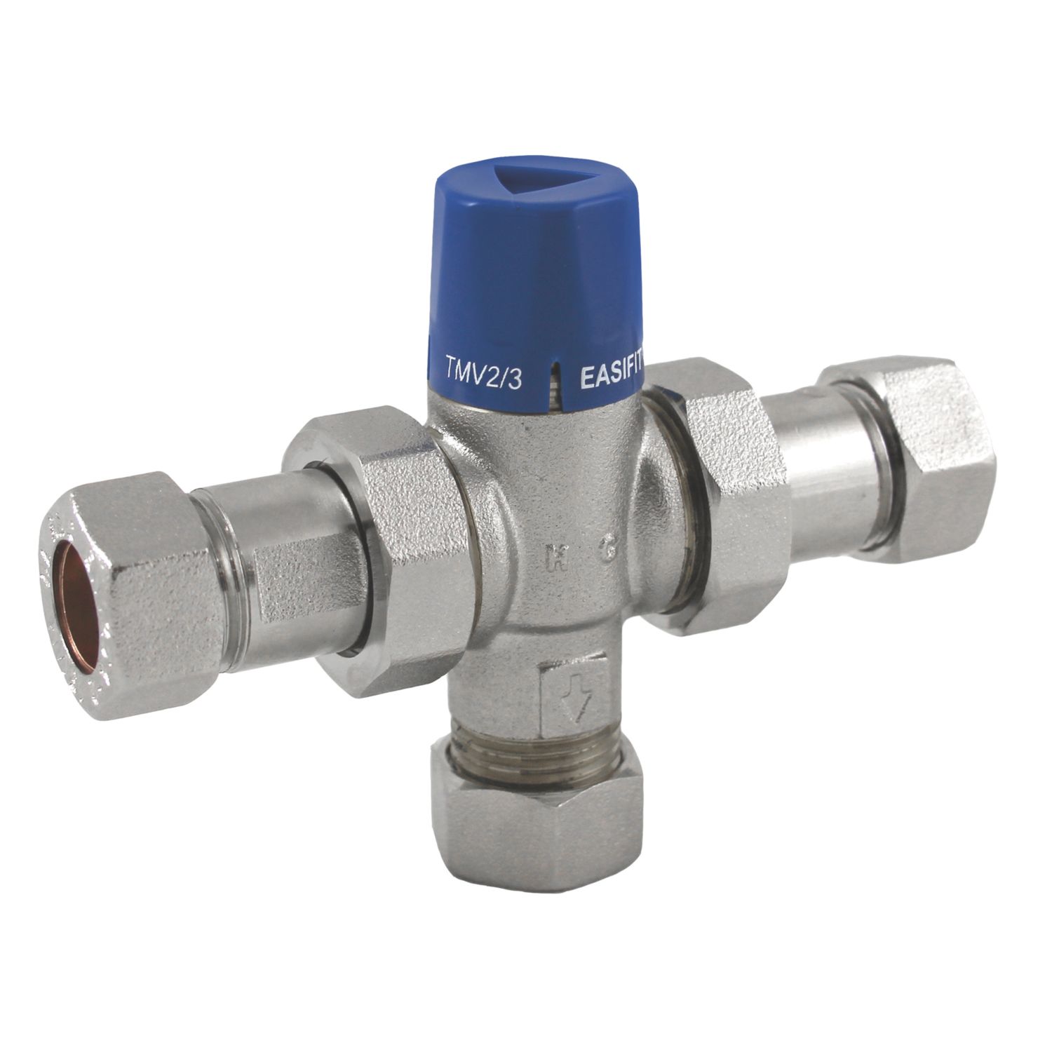 Reliance Valves HEAT112010 Easifit 2-in-1 Thermostatic Mixing Valve 15mm (469TY)