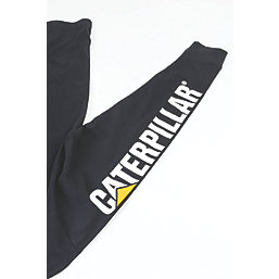 CAT Trademark Banner Long Sleeve T-Shirt Black Medium 38-40" Chest