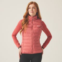 Regatta Marizion Womens Bodywarmer Mineral / Rumba Red Size 14