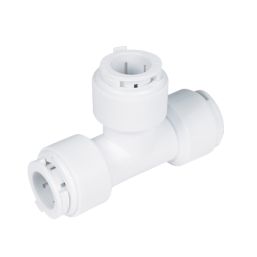 FloFit  Plastic Push-Fit Equal Tee 15mm