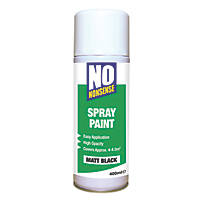 No Nonsense Anti-Corrosive Spray Paint Matt Black 400ml