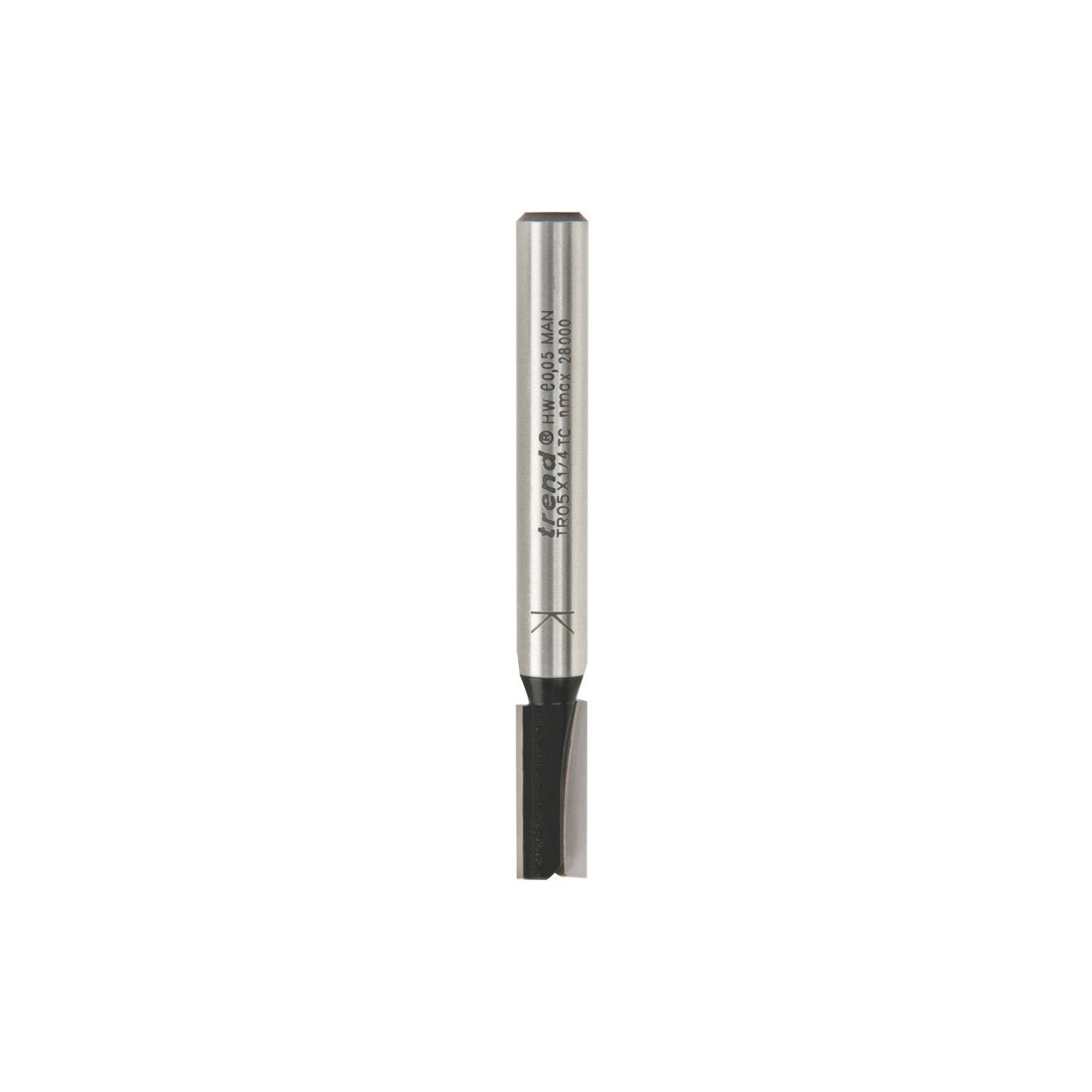 Trend TR05X1/4TC 1/4" Straight Cutter 6.3mm x 16mm (47054)