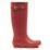Hunter Original Tall Size 6 Womens Red Non Safety Wellies