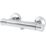 Refurb  Rize Exposed Single Outlet Thermostatic Silver Mixer Shower Valve