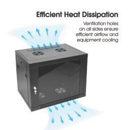 Labgear 9U Wall Data Cabinet  600mm x 500mm