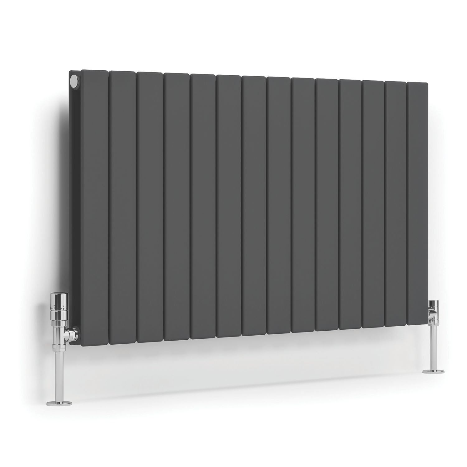 Terma Forte 600mm x 1032mm 3696BTU Anthracite Horizontal Designer Radiator (470HE)
