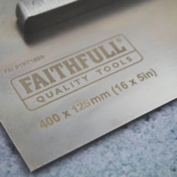 Faithfull Prestige Pre-Worn Plastering Trowel 16"