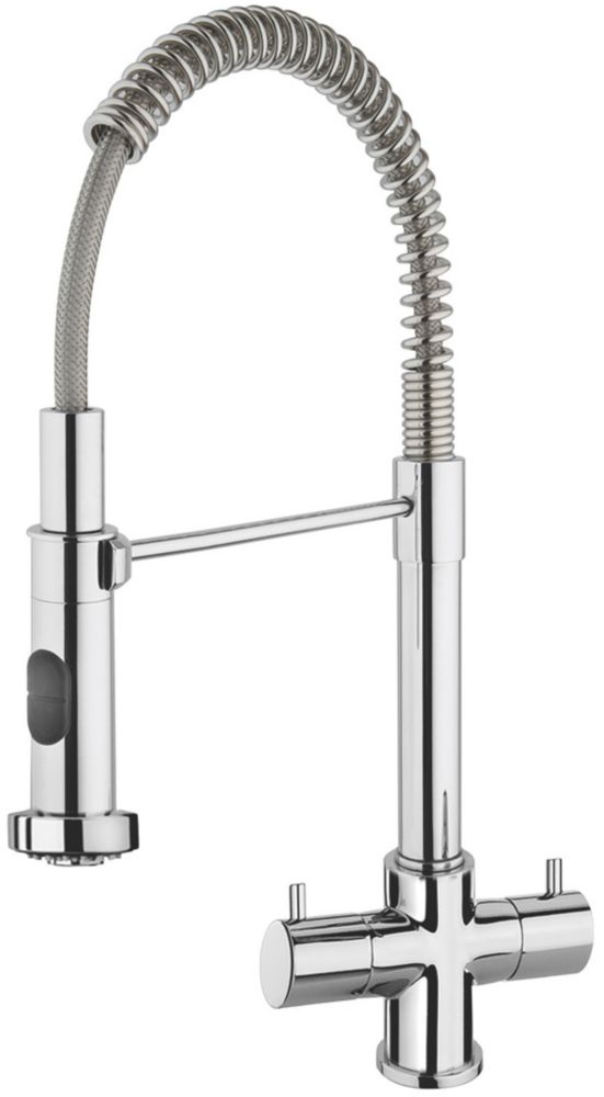 Franke Varzo PullOut Mono Mixer Kitchen Tap Chrome Screwfix