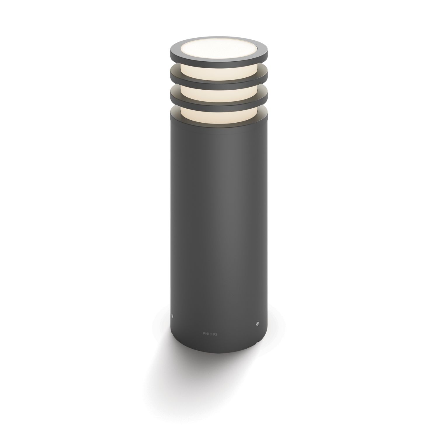 Philips Hue Lucca 400mm Outdoor LED Smart Pedestal Light Anthracite 9W 806lm (470JE)