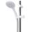 Triton Easi-Fit Shower Kit  White / Chrome