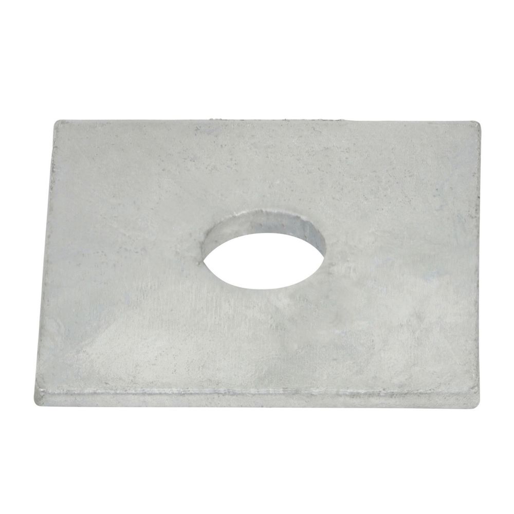 Timco Carbon Steel Square Plate Washers M12 x 3mm 100 Pack