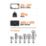 AVF APM4400 Heavy Duty TV Wall Mount  Full Motion 32 to 70"