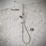 Mira Platinum HP/Combi Ceiling-Fed Black/Chrome Thermostatic Wireless Dual Outlet Digital Mixer Shower