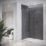 Mira Platinum HP/Combi Ceiling-Fed Black/Chrome Thermostatic Wireless Dual Outlet Digital Mixer Shower