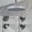 Mira Platinum HP/Combi Ceiling-Fed Black/Chrome Thermostatic Wireless Dual Outlet Digital Mixer Shower