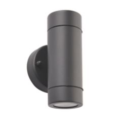 Saxby Palin Outdoor Twin Wall Light Anthracite Grey