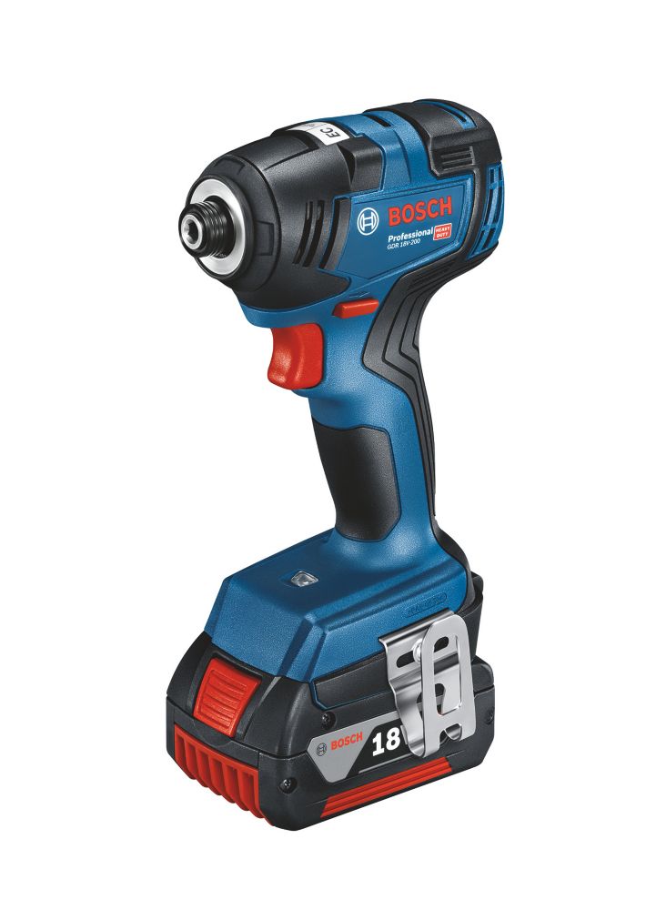 Bosch GDR18V 200 18V 2 x 5.0Ah Li Ion Coolpack Brushless Cordless Impact Driver Screwfix