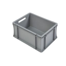 Barton 20Ltr 300mm x 400mm x 220mm Grey Euro Container