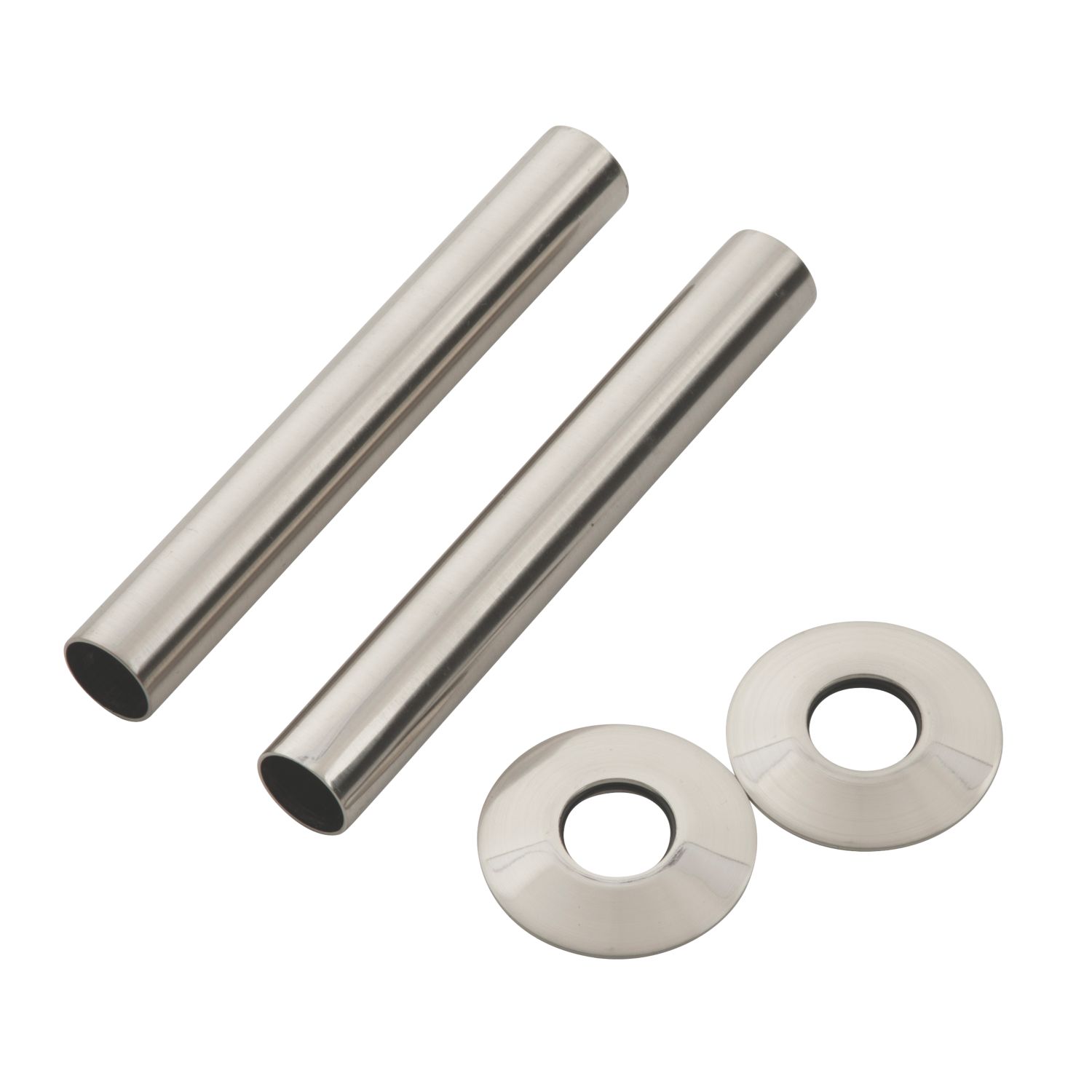 Arroll Pipe Shroud Kit Brushed Nickel 18mm x 130mm 2 Pack (4712G)