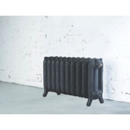 Arroll 470mm x 834mm 3070BTU Black Cast Iron 3 Column Radiator