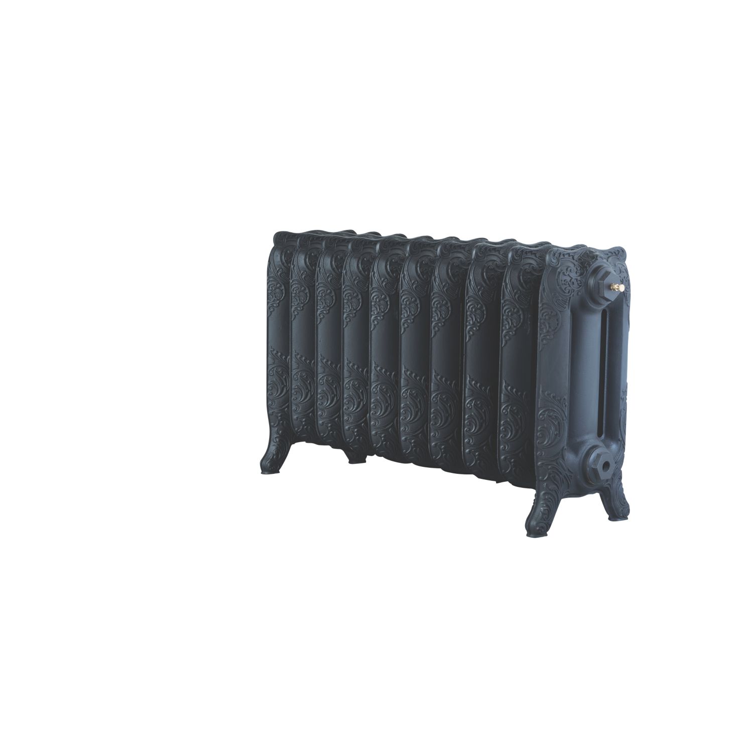 Arroll 470mm x 834mm 3070BTU Black Cast Iron 3 Column Radiator (4716P)