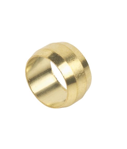 Brass Compression Sleeve, Olive Plumbing Fitting