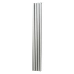 Radiant 1800mm x 245mm 3060BTU Matt Chrome Vertical Designer Radiator