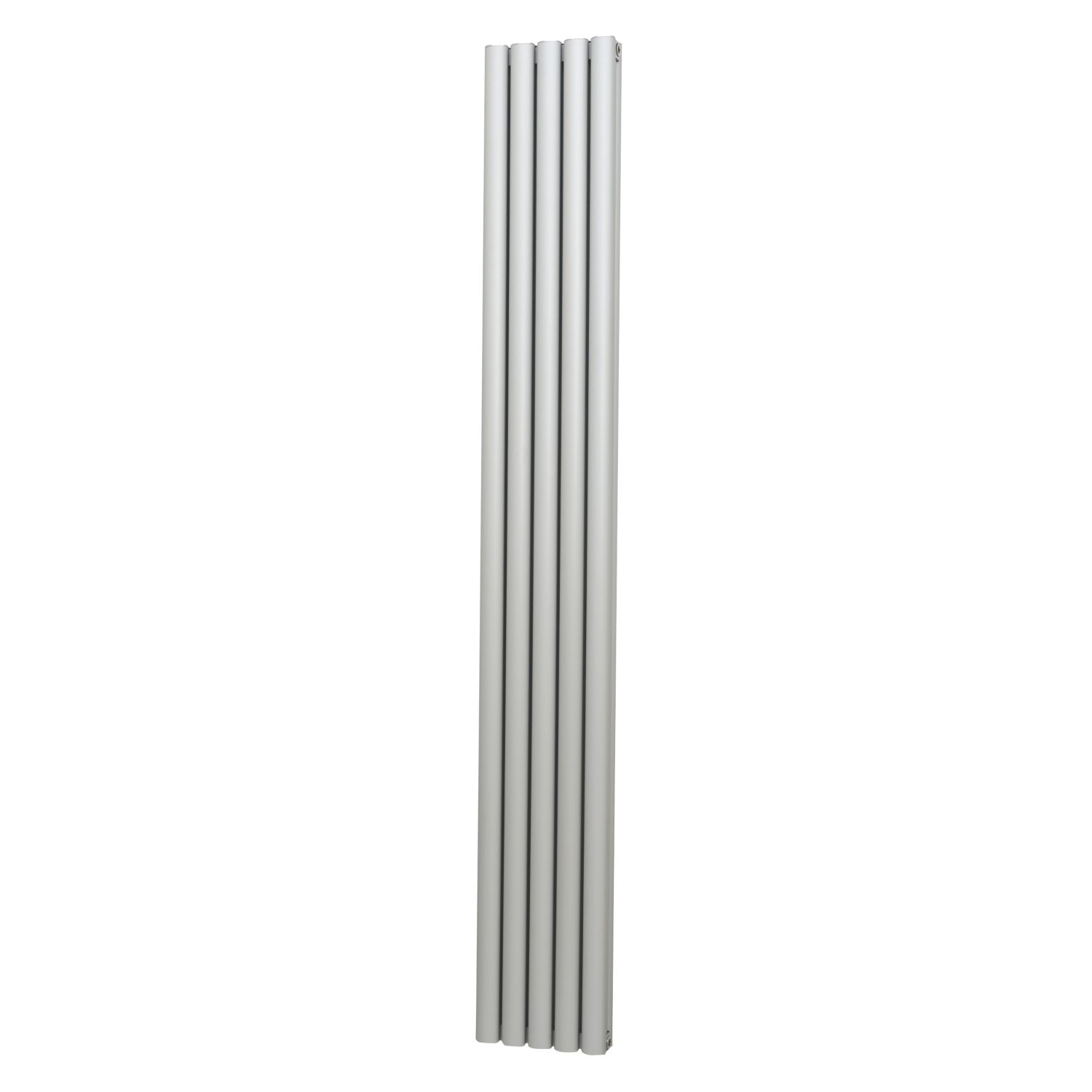 Radiant 1800mm x 245mm 3060BTU Matt Chrome Vertical Designer Radiator (4717F)