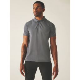 Regatta Pro 50 / 50 Pique Polo Shirt Heather Grey Small 38.6" Chest