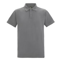 Regatta Pro 50 / 50 Pique Polo Shirt Heather Grey Small 38.6" Chest