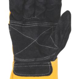 DEWALT Premium Rigger Gloves Black / Yellow Medium