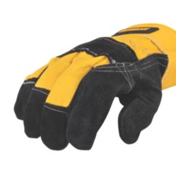 DEWALT Premium Rigger Gloves Black / Yellow Medium