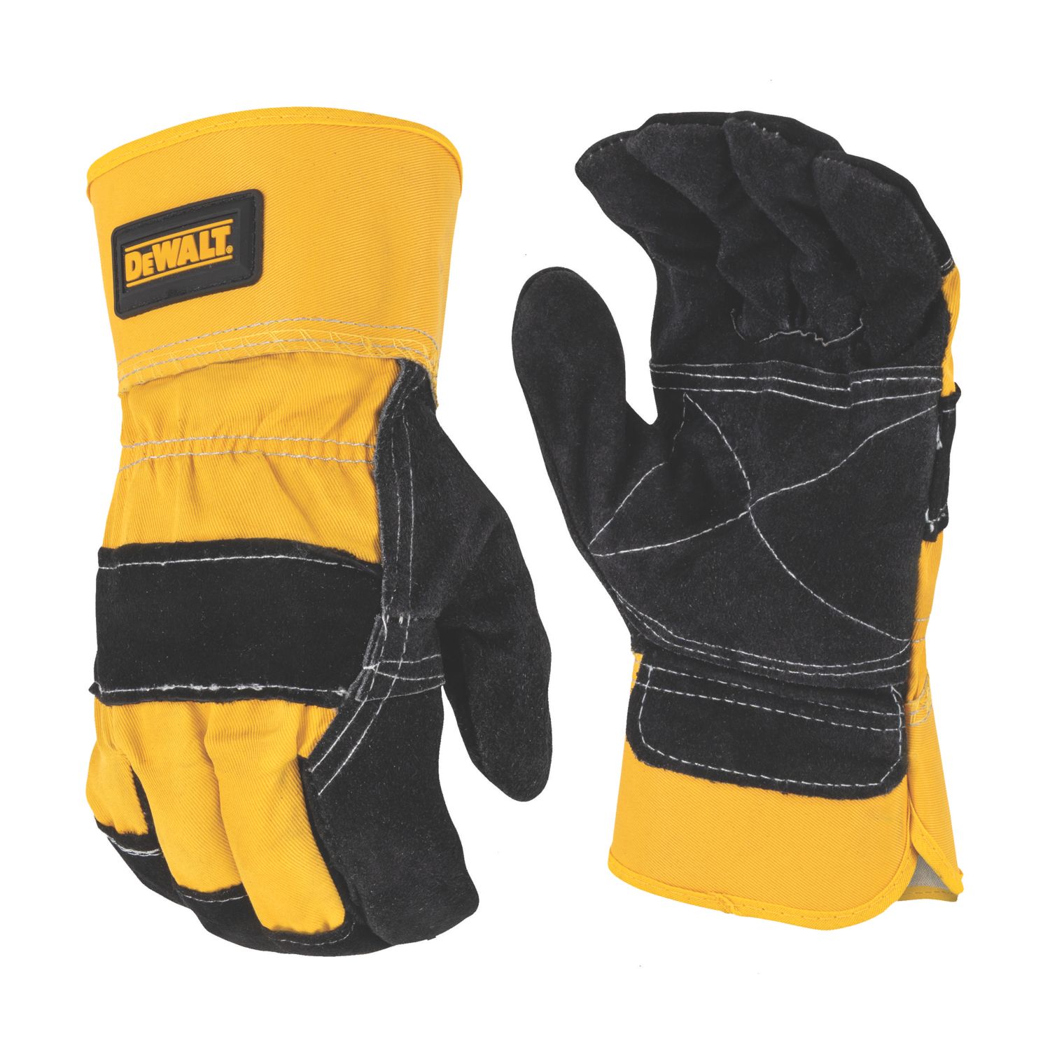 DEWALT Premium Rigger Gloves Black / Yellow Medium (471AY)