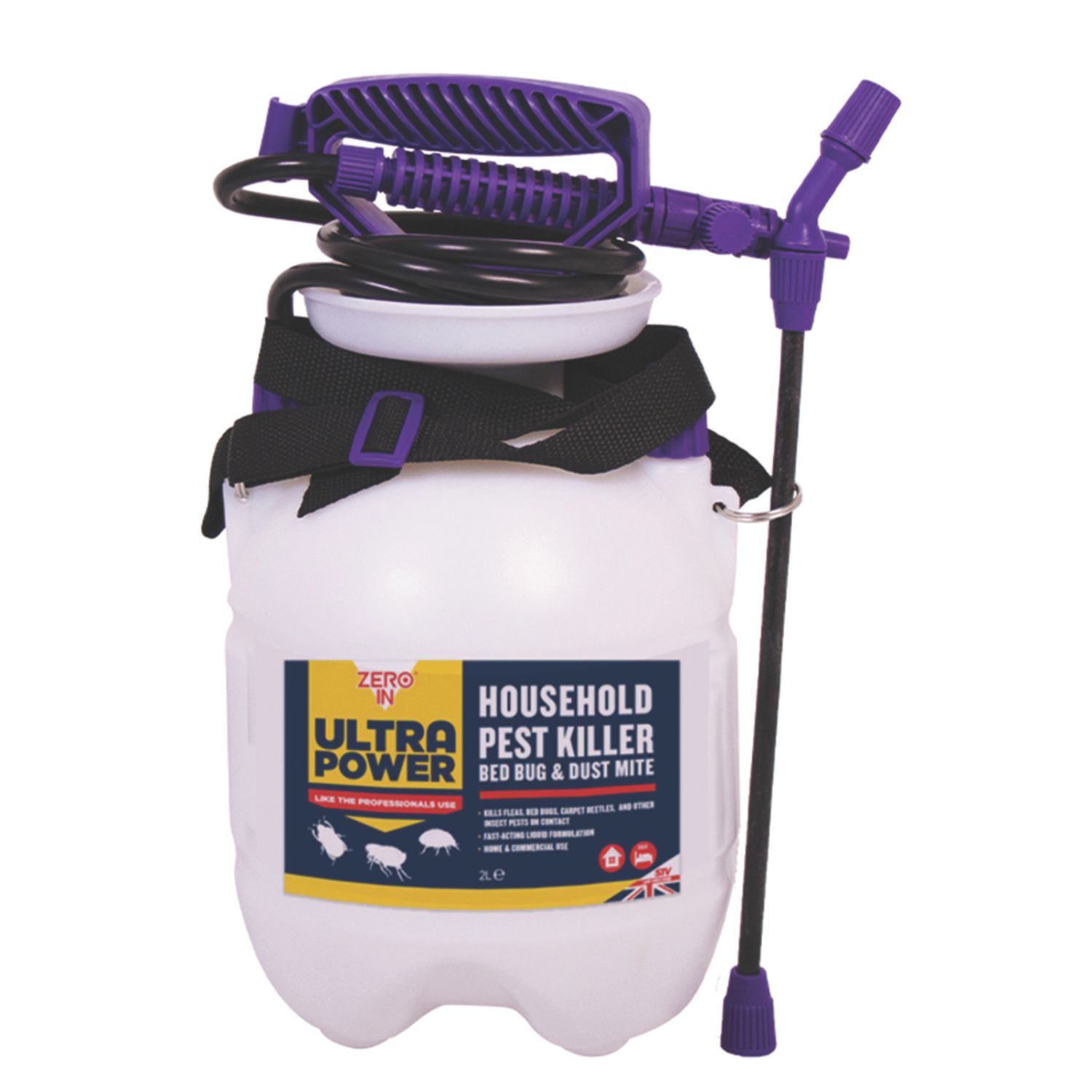 Zero In Ultra Power Bed Bug & Mite Pest Killer Spray 2Ltr (471CR)